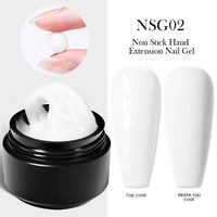 30ml Glitter Pink Hard Jelly Nail Extension Gel - Soak Off UV Polish for Stunning Nail Art