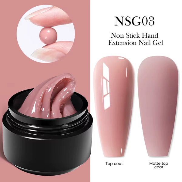 30ml Glitter Pink Hard Jelly Nail Extension Gel - Soak Off UV Polish for Stunning Nail Art